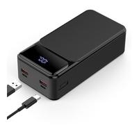 Batterie Externe 50000mAh,Power Bank,4 Sorties/3 Entrées et LCD Écran pour Smartphone