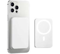 Batterie Externe 5000Mah 15 Watt Chargeur Magnetique Induction Power Bank Chargeur Sans Fil Charge Rapide Batterie Compatible[u107]