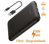 Batterie Externe 5A acce2s® pour Honor Magic 8 Pro Lite 7 Pro Lite 6 Lite Pro V3 V2 5 Pro Lite Vs 4 Pro Lite 3 Ports Ultra Compacte