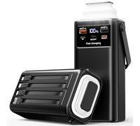 Batterie Externe 60000mAh, PD 45W 3.0A USB C Power Bank Power Bank Charge Rapide avec 4 Câbles, 2 Input et 7 Output, LED Affichage Numérique, Lampe de Poche, Chargeur Externe pour Téléphones