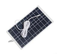 Batterie externe à panneau solaire efficace 10 W 5 V pour appareils mobiles, compatible avec USB/DC/type C pour les activités de plein air (pour USB M)
