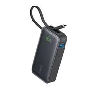 Anker Batterie externe Nano 10 000 mAh 30 W PD avec câble USB-C intégré Noir