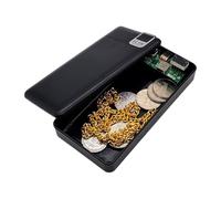 Batterie externe anti-redirection - Coffre-fort secret - Compartiment de rangement - Boîte de rangement antivol - Conteneur portable et discret pour la maison, dortoir, appartement, carte bancaire