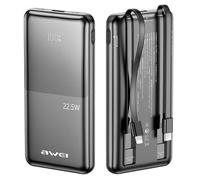Batterie Externe Awei P76K 10 000 Mah Pour Iphone 11, 12, 13, Écran Lcd 22,5 W