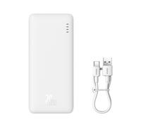 Batterie externe Baseus Airpow 10000mAh 20W (Blanche)
