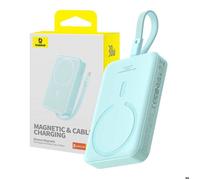 Batterie externe - BASEUS - Mini (P1002210B333-00) - MagSafe - 10000mAh - Charge Rapide - Bleu