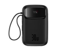 Batterie Externe - - Qpow 2 - 10 000 mAh - 30 W - 2 Ports USB-C - Noir