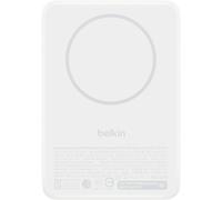 Belkin Batterie externe BoostCharge 10000 mAh Qi2 Anneau magnétique 2 ports USB‑C 15W Blanc