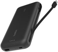 Batterie Externe (Câble Intégré, 20k, Pd 30 W, Recharge Rapide Usb-C Power Delivery, Chargeur Portable Pour Tous Modèles D¿Iphone 16, Ipad Pro, Galaxy S25, Etc., Noir)