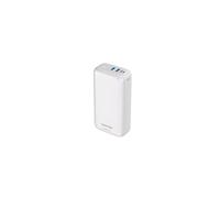 Batterie externe - CANYON - PB-301 (CNE-CPB301W) - 30 000 mAh - Type-C PD + 2x USB-A QC3.0 - Entrée USB-C / MicroUSB