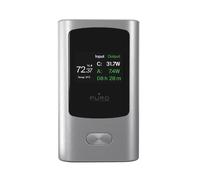 Batterie externe de 10 000 mAh avec écran, USB-A, USB-C, 45 W - grise