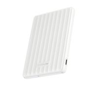 Batterie Externe EcoFlow Rapid Mag 5000 mAh, 7,5W, Charge magnétique, Chargeur Portable sans Fil, Charge de 20 W avec USB-C, Recharge de 20W, pour iPhone 16/15/14/13/12, avec étui de Charge-Blanc