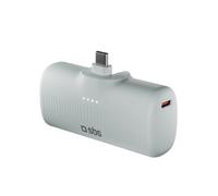 Batterie externe EcoPower 5000 mAh 10 W avec port USB-C intégré - Gris