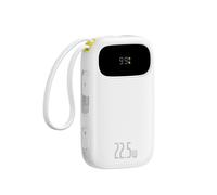 Batterie externe EnerFill FC31 10000mAh 22,5W écran câbles intégrés - Blanc