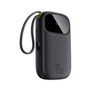 Batterie externe EnerFill FC31 10000mAh 45W câbles USB-C & Lightning - Noir