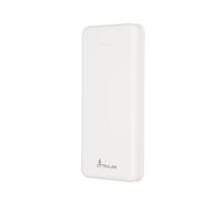 Batterie externe Extralink EPB-078W 10000 mAh lithium-polymère 2x USB blanc compact pour smartphone et tablette