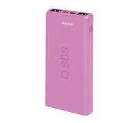 SBS Mobile Batterie externe Fast Charger 10W Charge rapide Rose