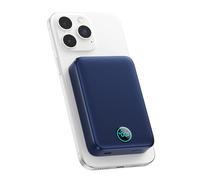 Batterie Externe for MagSafe, 10800mAh Magnétique sans Fil Power Bank USB C PD 25W Charge Rapide Chargeur Externe Portable avec écran LED pour iPhone 16/15/14/13/12/Pro/Max/Plus (Bleu, 10800mAh)