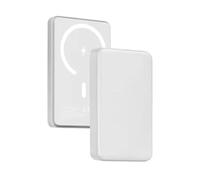 Batterie Externe for Magsafe sans Fil - Compatible avec iPhone 16 15 14 13 12 Séries et Samsung Magnétique Power Bank 5000mAh Induction Petite Mini Portable Charge Rapide Chargeur WSPLO