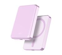 Bigben Connected - Powerbank sans fil Force Power MagSafe 5000mAh USB-C 15W Rose Garantie à vie