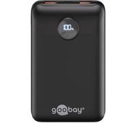GOOBAY 65869 - Batterie externe, Li-Po, 5 20000 mAh, 1 x USB-A, 1 x USB-C, noir