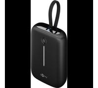 Batterie externe Goobay 76251 10000mAh Lithium Polymère Quick Charge 3.0 USB-A et 2x USB-C 15W noir