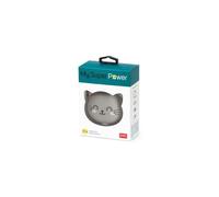 Legami Batterie externe My Super Power Kitty 4800 mAh Câble USB Type‑C inclus Gris et rose