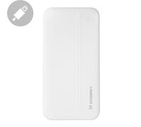 Batterie externe Li-Po 10 000 mAh 2 ports USB blanche