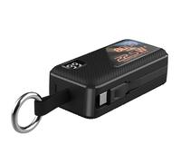 Batterie Externe 8000 mAh Porte Clé USB C et Lightning LinQ Noir