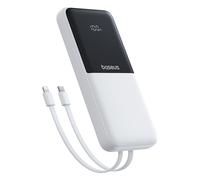 Batterie Externe Lipow 10000mAh 22.5W Câble USB-C Lightning Blanc