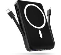 Batterie Externe Mag-Safe 10000mah,Avec 2 Câble Charge Rapide Pd 22.5w Batterie Externe Iphone,Portable Écran Led Sans Fil Power Bank Pour 16/15/14/13/12/Pro/Max/Plus/Mini Série -[Pro52905030]