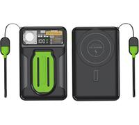 Batterie Externe Magn¿tique 10000Mah, Magn¿tique Power Bank Pd 22.5W Charge Rapide, Powerbank Sans Fil, Chargeur Portable Avec Usb-C Entr¿e, Power Bank Avec C¿ble, Support Et Affichage Led