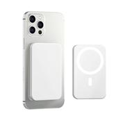 Batterie Externe Magnétique 5000mAh 20W Charge Rapide Affichage LED Numérique Double Charge sans Fil et Filaire Compacte et Portable
