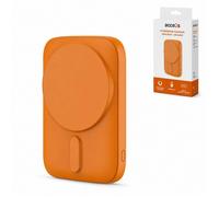 Batterie Externe Magnétique 5000mAh acce2s® Compatible MagSafe PixelSnap Charge Sans Fil 15W USB-C PD 20W Orange 2026