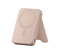 Batterie Externe Magnétique 5000mAh MagSafe & Qi2 avec Support Intégré Rose