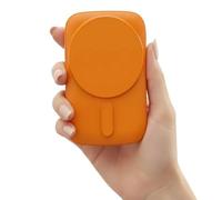 Batterie Externe Magnétique 5000mAh pour iPhone et Google Pixel PD 20W | Charge Sans Fil 15W MagSafe® Compatible iPhone 13 15 17 Google Pixel 10 Qi Power Bank Slim Voyage Orange 2026