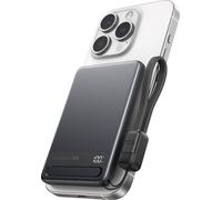 Batterie externe magnétique Iniu MagPro Slim avec 1 port USB-C et câble USB-C 5000 mAh Noir