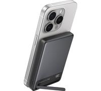 Batterie externe magnétique Iniu MagPro Slim avec 2 ports USB-C et câble USB-C 10000 mAh Noir