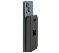 Batterie externe magnétique sans fil Jupio - 10 000mAh - MagSafe et Qi - sorties USB-C et USB-A
