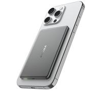 Batterie Externe Magnétique sans Fil Ultra Mince 5000mAh,Compatible avec MagSafe,Coque Rechargeable Batterie Externe,Uniquement pour