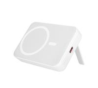 Batterie Externe MagSafe 10000mAh - Port USB-C 20W et Support Pliable Blanc