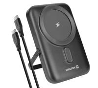 Batterie Externe MagSafe 10000mAh Support Vidéo - Swissten Noir Swissten