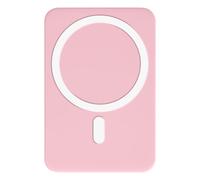 Batterie externe MagSafe 10W 5000mAh Compact Portable Rose Poudré