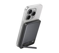 PB MagPro Slim 10k mAh Magnet+2 USB C+cbl USB C Bk