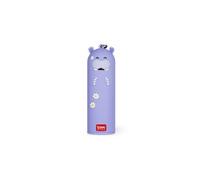 Legami - Chargeur portable My Super Power Hippo - Recharge 2 appareils, câble USB-C, Violet