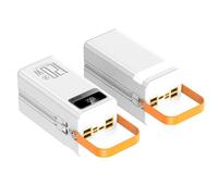 Batterie Externe - Nexine - 80 000 mAh - Charge Rapide Power - Batterie Portable - Charge ultra-rapide 120W - Power Bank - Blanc