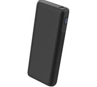 Batterie externe noire - Platinet - 20000 mAh - Écran LCD - Câble USB Type C inclus
