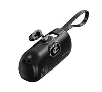 Batterie externe PD 22,5 W 5000 mAh Mini banque d'alimentation de type C | Banques portables avec câble intégré pour la maison, les voyages