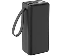 Batterie externe Platinet 40000 mAh 65W Noire (PMPB4065)
