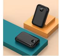 Batterie Externe Portable 10 000 mAh- LCD Charge rapide Power Bank - Banque d'alimentation - Noir